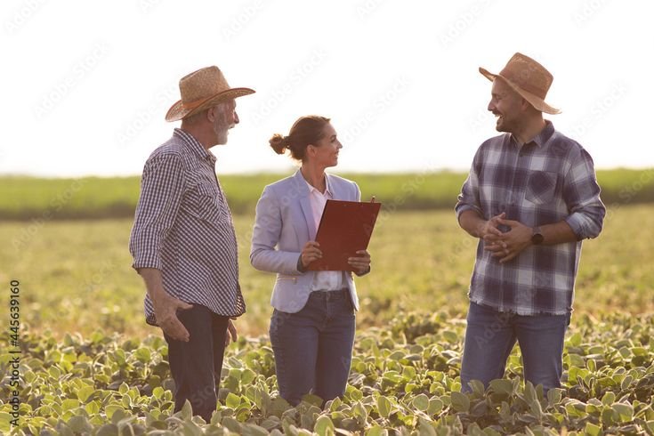 Equipe rural em operação